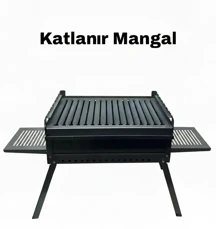 ALAZ Katlanır Mangal 35x50 cm 1.5 mm Kalınlık - Image 1