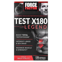 Force Factor, Test X180 Legend Test Booster Ginseng , Cordyceps , Tribulus 120 Caps - Image 1