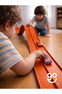Go Toys Go Track Turuncu Renk Esnek Yarış-Aksiyon Pisti 4.5 Mt - Flex track - Image 1