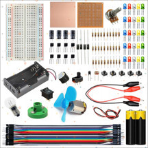 Eğiteklab Breaboard Temel Elektrik ve Elektronik Eğitim Set (Lamba Motor ve Breadbord set) - Image 1