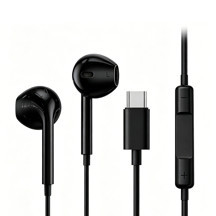 Micflip J01 3D Stereo Ses Destekli Type-C Kulakiçi Kulaklık Siyah - Image 1
