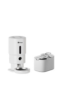 Hubspet Akıllı Mama Kabı Kameralı ve Otomatik Sensörlü Su Pınarı Seti Wifi Kontrollü 5L Mama 2.5L Su Paslanmaz Çelik Kase - Image 1