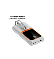 Teknodayım 10000 mAh Taşınabilir Şarj Cihazı - Hızlı Şarj, Hafif ve Dayanıklı Tasarım - Image 1