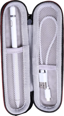 Stylus Kalem Kutusu Dokunmatik Kalemler için Fuchsia Bölmeli Eva Korumalı Taşıma Çantası - Image 1