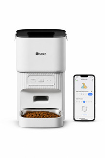 Hubspet Akıllı Otomatik Mama Kabı | WiFi Uygulama Kontrollü, 4L Paslanmaz Çelik Kase, Ses Kayıtlı (H500) - Image 1