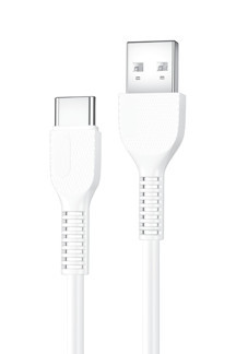 Compaxe 18W 5V 3A/ 9V 2A/ 12V 1.5A Qc + Usb To Type C 3 A Kablolu Set Beyaz - Image 1