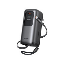 Mcdodo MC-8501 Freego 45W 3'ü 1 Arada 10000MAH Dahili Geri Çekilebilir Type-C Kablo, Ac Prize Takılabilir Şarj Adaptörlü Powerb - Image 1