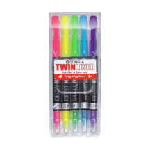Twinliner Fosforlu Kalem Karışık Renk Kalem Tipi Çift Taraflı 5 Lİ 231500 - Image 1
