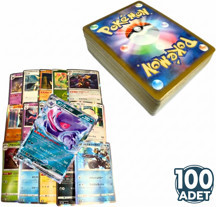 100 adet JAPONCA Pokemon Lisanslı TCG Oyun Kartı - Image 1