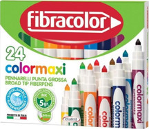 Fibracolor Colormaxi Jumbo Keçeli Kalem 24 Renk - Image 1