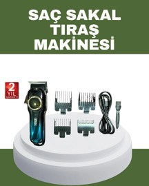 Uslucan Alışveriş Güçlü Motorlu Paslanmaz Çelik Bıçaklı Saç Kesim Makinesi - Image 1