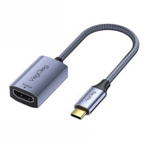 Veggieg Type-C to HDMI 4K 60Hz OFC Bakır Çevirici Dönüştürücü Adaptör - Image 1