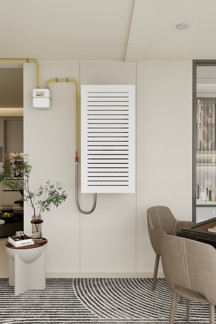 Furnitt Home Midas Beyaz Kombi Dolabı 110 Cm (100% Mdf) - Image 1