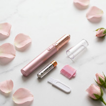 Popüler Sepet Yüz Tüy Alma Makinesi -Pilli - Pembe - Kalem Tasarımlı - Pratik Kullanım - Image 1