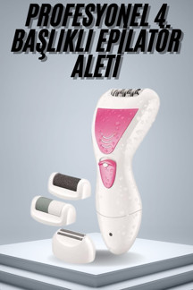 Epilatör Cihazı Epilasyon Aleti Çoklu Başlık Seçeneği Ayak Törpüsü - Image 1