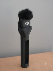 Atılgan 3D Mic 3 El Tipi Mikrofon Tutucu Ergonomik Röportaj Ve Video Aparatı - Kısa Model 12 Cm - Image 1