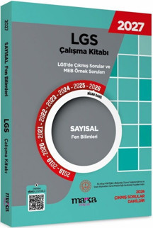 2027 MEB LGS Sayısal Fen Bilimleri Çalışma Kitabı Çıkmış Sorular ve Örnek Sorular Marka Yayınları - Marka Yayınları - Image 1