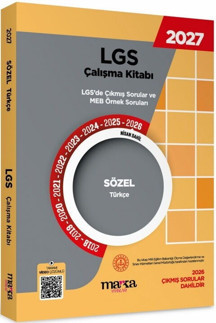 2027 MEB LGS Sözel Türkçe Çalışma Kitabı Çıkmış Sorular ve Örnek Sorular Marka Yayınları - Marka Yayınları - Image 1