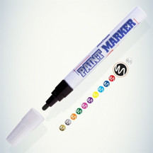Munhwa Paint Marker 12'li Markalama Kalemi Siyah - Image 1