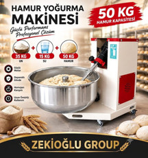 Dev Mikser 50 KG Hamur Kapasiteli Profesyonel Hamur Makinesi KAYIŞLI MODEL Hamur Yoğurma Makinesi Hamur Karma Makinesi Çıkmalı Kaza - Image 1