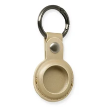 Airtag Anahtarlık Deri Kılıf - Gold - Image 1