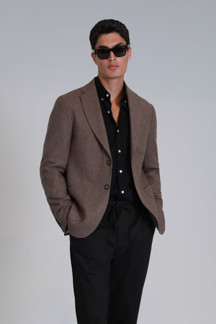 Daniel Spor Erkek Blazer Ceket Slim Fit Deve Tüyü - Image 1