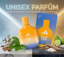 Adidas Vibes Chill Zone EDP 100 ml Unisex Parfüm – İtalyan Bergamotu & Deniz Minerali Notalı Ferah Koku - Image 1