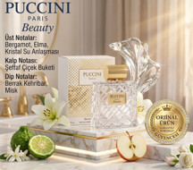 Puccini Paris Beauty EDP 100 ml Kadın Parfümü – Bergamot & Elma Notalı Kristal Tazelik Uzun Süre Kalıcı Özel Seri - Image 1