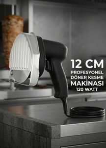 Döner Kesme Makinası Elektirikli 120 Wat 12 CM+Yedek Tavuk Döner Kesme Bıçağı+Ful yedek parça seti - Image 1