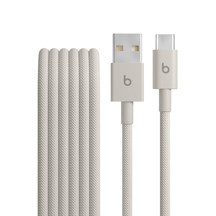 Beats USB-A'dan USB-C'ye Örgülü Kablo, Hızlı Şarj, Dayanıklı ve Dolanmayan Tasarım, ve Android - Image 1