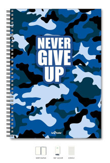 Le Color A4 Defter Çizgili 200 syf Never Energy - Image 1