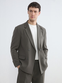 LCW Vision Haki Standart Kalıp Erkek Blazer Ceket - Image 1