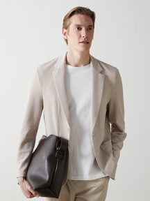 LCW Vision Bej Dar Kalıp Erkek Blazer Ceket - Image 1