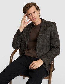 Kahverengi Yün Karışımlı Ex. Slim Fit Ceket 50291928-VR029 - Image 1
