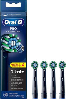 Oral-B Şarjlı Diş Fırçası Yedek Başlığı Cross Action x-Filament 4 Adet Ürün - Image 1