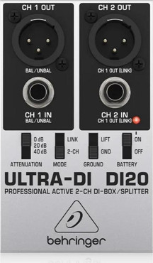 Behringer Di20 Iki Kanal Aktif DI Box - Image 1