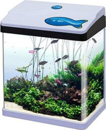 Sobo Komple Akvaryum 38,5 x 24 x 42 cm Beyaz - Image 1