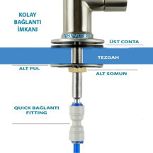 As Water Ihlas - Lg Su Arıtma Cihazı Uyumlu %100 Pirinç Gövde Lüks Arıtma Musluğu Musluk - Image 1