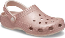 Crocs 205942 G Classic Glitter Clog Pembe Unisex Terlik 39/40 - Image 1