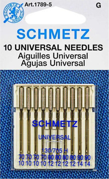 Schmetz Ev Tipi Dikiş Makine Iğnesi 10-12-14 Numara Universal Asorti - Image 1