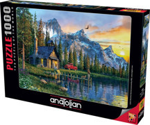 Anatolian 1000 Parçalık Puzzle - Dağevinde Günbatımı 1024 - Image 1