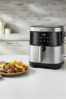 Homend Airfryday Inox 2512H XXXL Dokunmatik Ekran 10 Programlı - Image 1