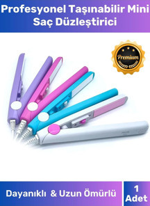 Profesyonel Seramik Uçlu Kablolu Seyahat Taşınabilir 20W Mini Saç Düzleştirici Bukle Yapıcı Makine - Image 1
