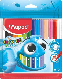 Maped Color Peps Ocean Plastik Poşet 12 li 845720 - Image 1
