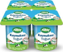 Sütaş Kaymaksız Yoğurt 4x125 g - Image 1