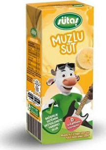 Sütaş Muzlu Süt 200 ml - Image 1