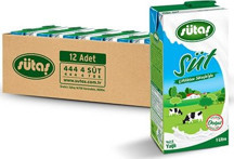 Sütaş Yağlı Süt 1 L (12 adet) - Image 1