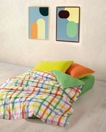Cozy Home Popping Colors Tek Kişilik Lastikli Çarşaflı Nevresim Takımı Hype Yeşil - Image 1