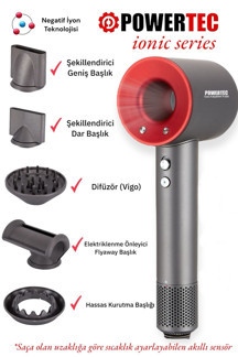 TR-3333 İyonizerli 5 Fonksiyon Plazma Saç Kurutma & Fön Makinesi - Image 1
