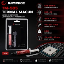 Rampage TM-505 5g 5.15w-m.K Gümüş Termal Macun - Image 1